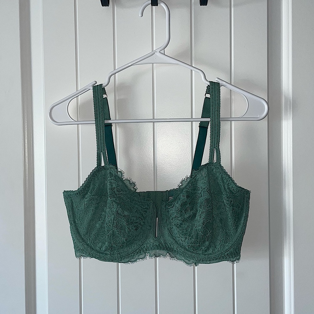 Auden Unlined Sheer Lace Bra Unpadded 36E DD